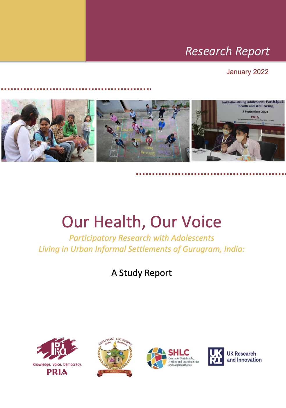 Our Health, Our Voice Final Report 2022